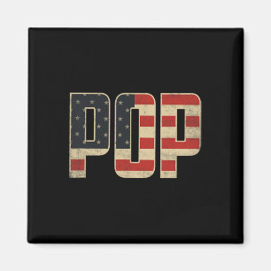 Íman Bandeira Americana Patriótica Negrito Pop Dia dos