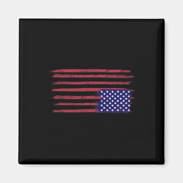 Íman Bandeira Americana Resiste De Cabeça Para Baixo No (Frente)