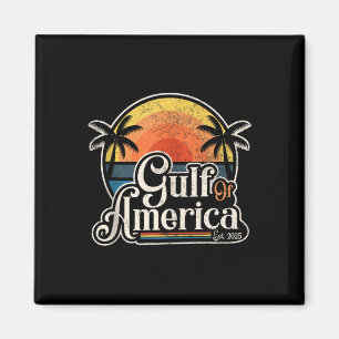 Íman Bandeira Americana T 2025 Do Golfo De Eua