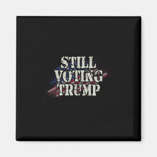 Íman Bandeira Americana Trump Shirt - Voto Condenado Fe