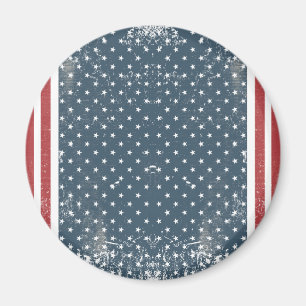 Íman bandeira americana vertical