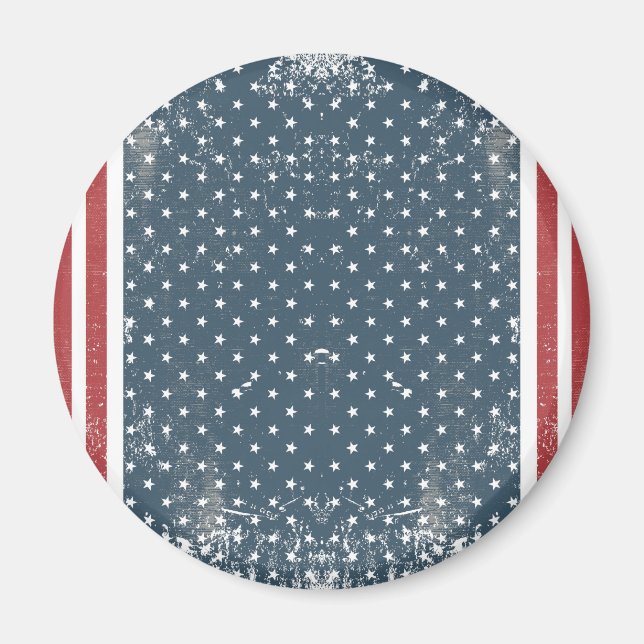 Íman bandeira americana vertical (Frente)