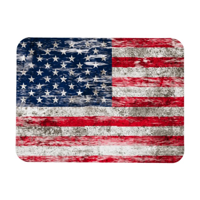 Íman Bandeira Americana Vestida e algemada (Horizontal)