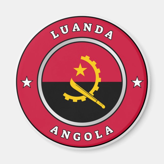 Íman Bandeira Angola (Frente)