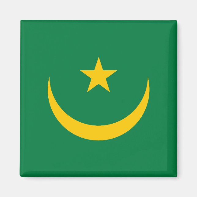 Íman Bandeira Antiga da Mauritânia (Frente)