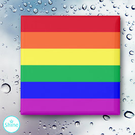 Íman Bandeira Arco-íris LGBTQ+ Bandeira do Orgulho Gay
