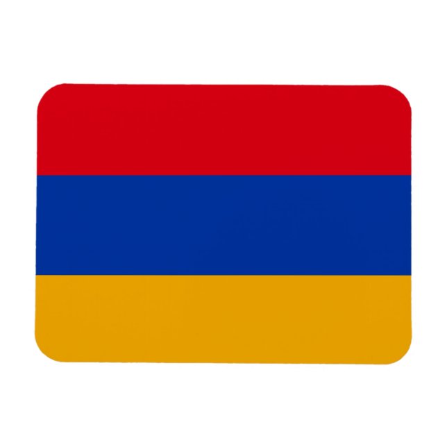 Íman Bandeira Armênio Patriótica (Horizontal)