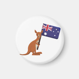 Íman bandeira australiana canguru