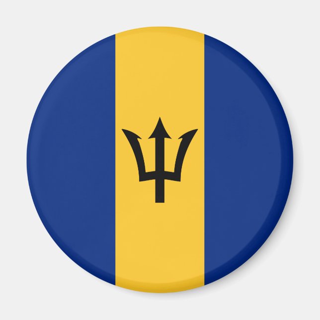 Íman Bandeira Barbadiana (Barbados) (Bajan) (Frente)