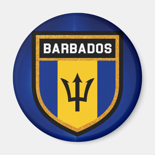 Íman Bandeira Barbados (Frente)