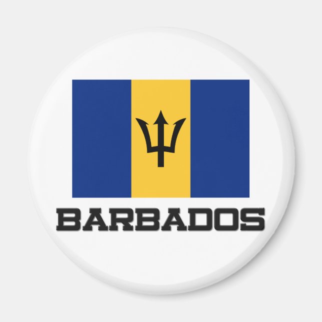 Íman Bandeira Barbados (Frente)