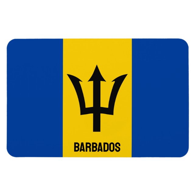 Íman Bandeira Barbados (Horizontal)