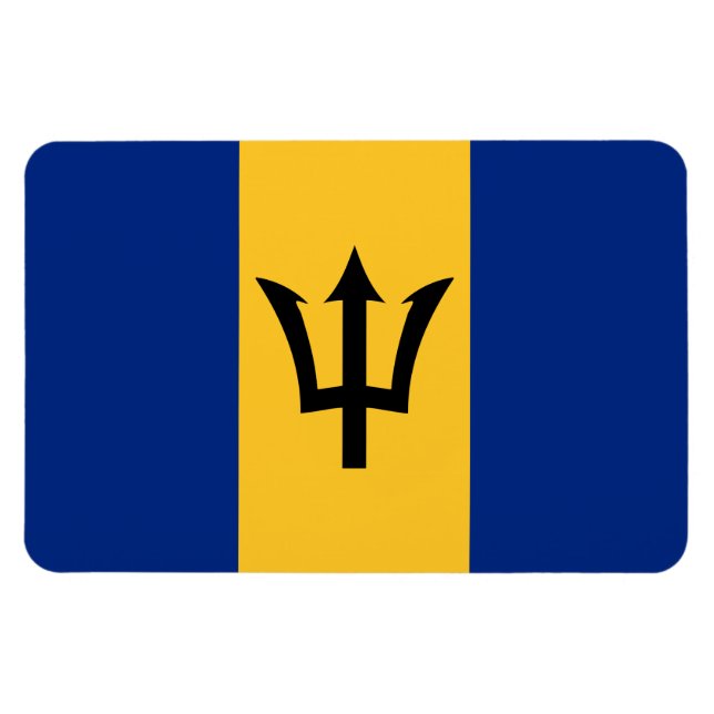 Íman Bandeira Barbados (Horizontal)