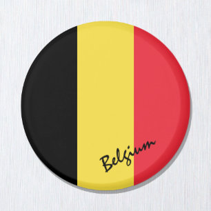 Íman Bandeira belga Magnet, férias Bruxelas, Bélgica