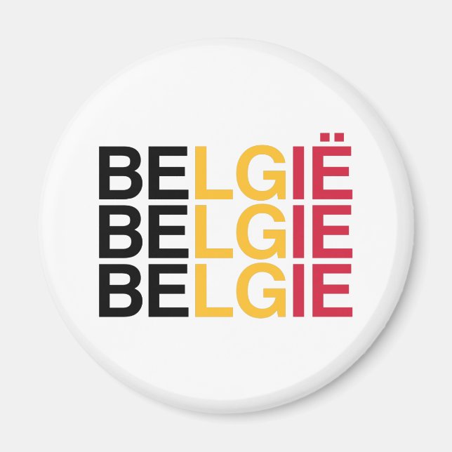 Íman Bandeira BÉLGICA (Frente)