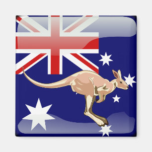 Íman Bandeira brilhante australiana