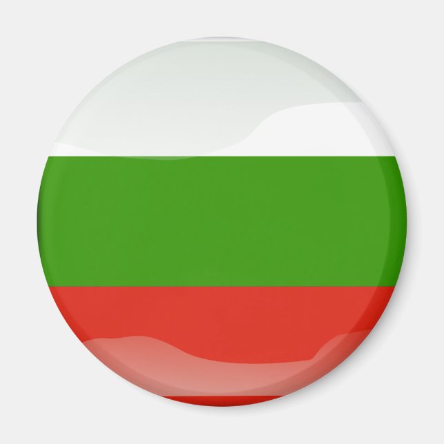 Íman Bandeira brilhante búlgara (Frente)
