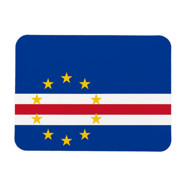 Íman Bandeira Cabo Verde (Horizontal)