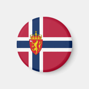 Íman Bandeira/Casaco de armas da Noruega