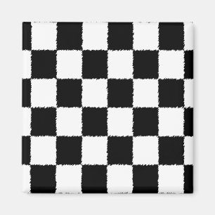 Íman Bandeira Checkered