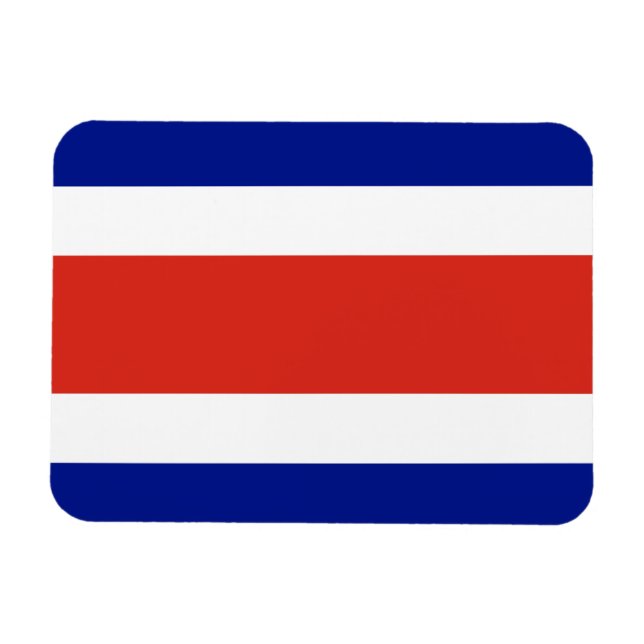 Íman Bandeira Civil da Costa Rica (Horizontal)