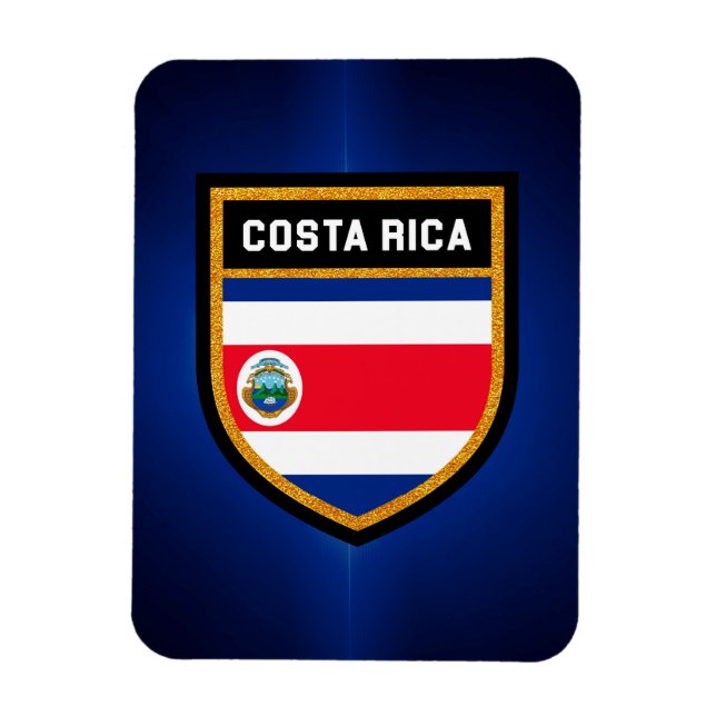 Íman Bandeira Costa Rica (Vertical)