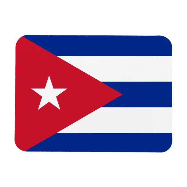 Íman Bandeira Cubana (Horizontal)