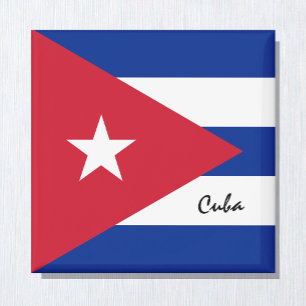 Íman Bandeira cubana e Cuba - fãs de férias/esportes