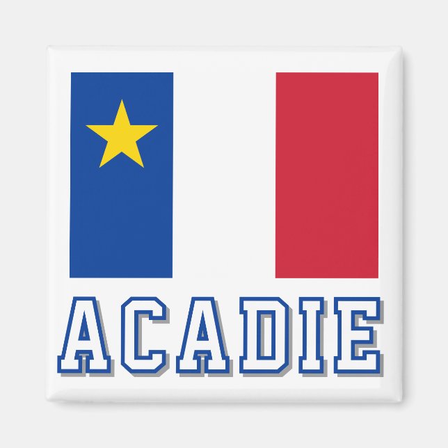 Íman Bandeira da Acádia (Frente)