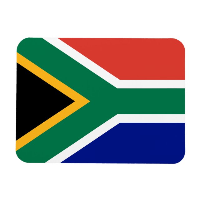 Íman Bandeira da África do Sul (Horizontal)