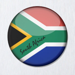 Íman Bandeira da África do Sul & África - fãs de via