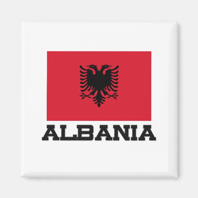 Íman Bandeira da Albânia (Frente)
