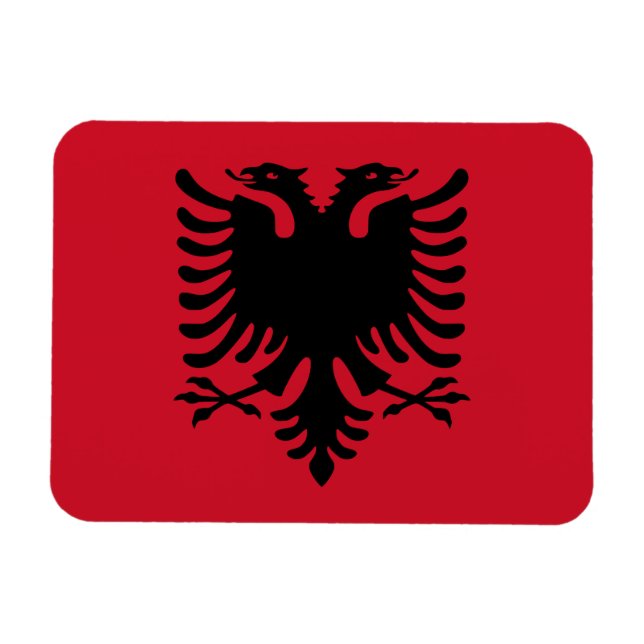 Íman Bandeira da Albânia (Horizontal)
