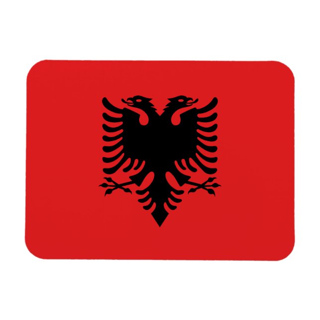 Íman Bandeira da Albânia (Horizontal)