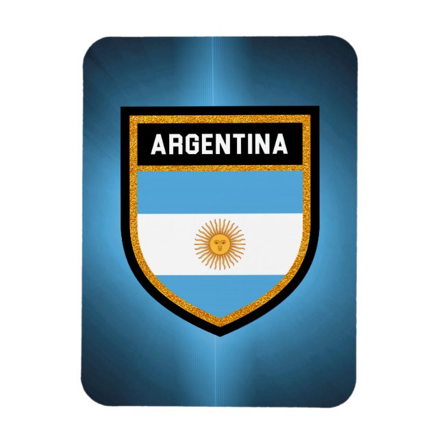 Íman Bandeira da Argentina (Vertical)