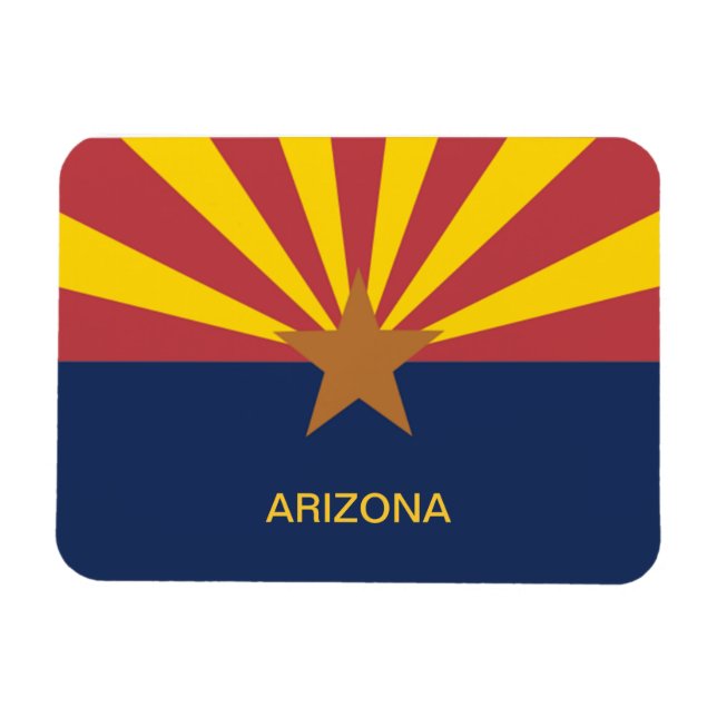 Íman Bandeira da Arizona (Horizontal)