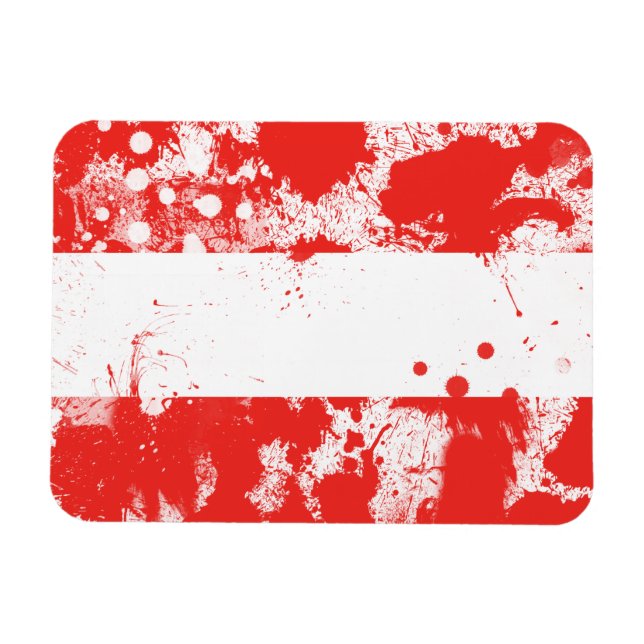 Íman Bandeira da Áustria (Horizontal)