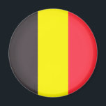 Íman Bandeira da Bélgica<br><div class="desc">Bandeira belga Emoji. Emoji art Versão 2 de EmojiOne. Licenciado sob Creative Commons (CC-BY 4.0).</div>