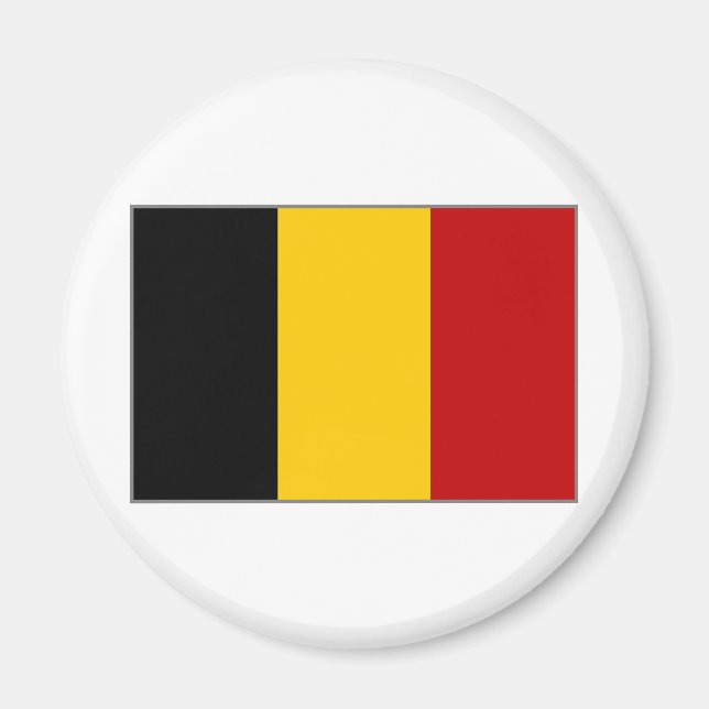 Íman Bandeira da Bélgica (Frente)