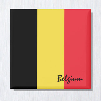 Íman Bandeira da Bélgica e fãs de férias de Bruxelas/es