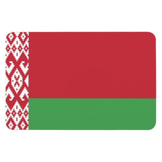 Íman Bandeira da Bielorrússia (Horizontal)