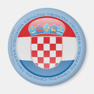 Íman Bandeira da bolha de Croatia