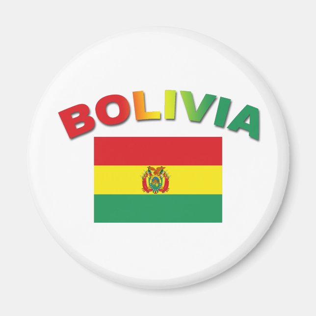 Íman Bandeira da Bolívia (Frente)