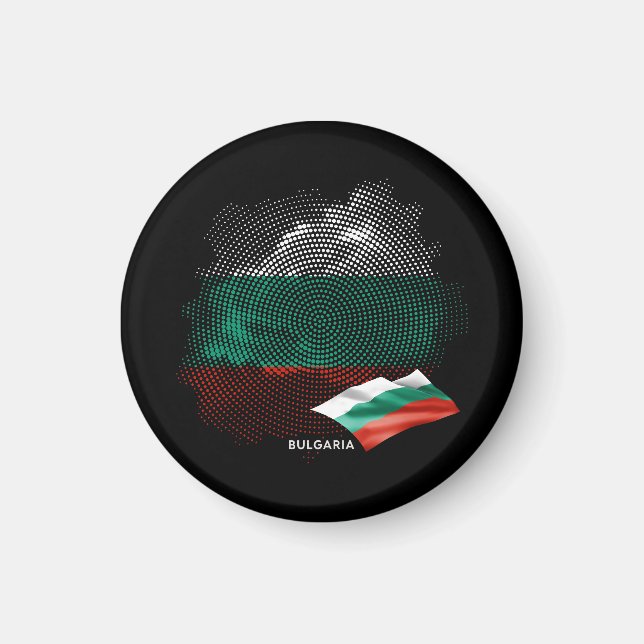 Íman bandeira da Bulgária (Frente)