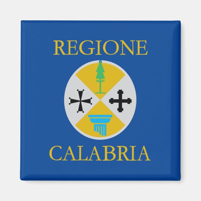 Íman Bandeira da Calábria (Itália) (Frente)