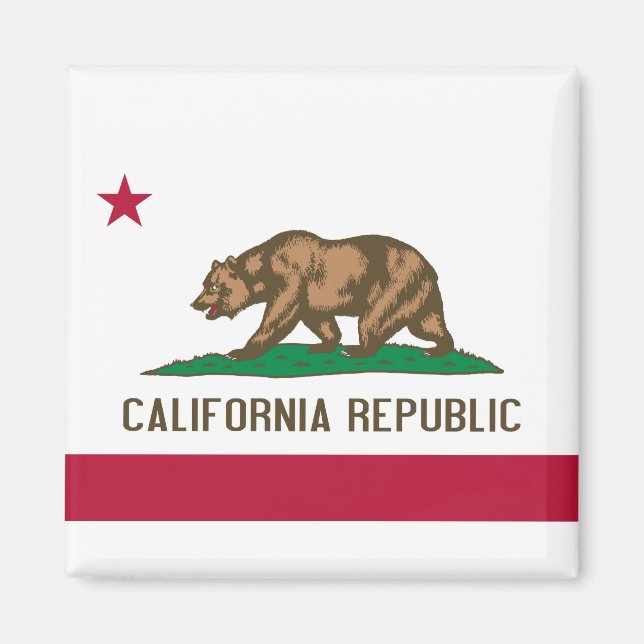 Íman Bandeira da Califórnia (Frente)