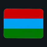 Íman Bandeira da Carélia<br><div class="desc">Bandeira Patriótica da República da Carélia.</div>