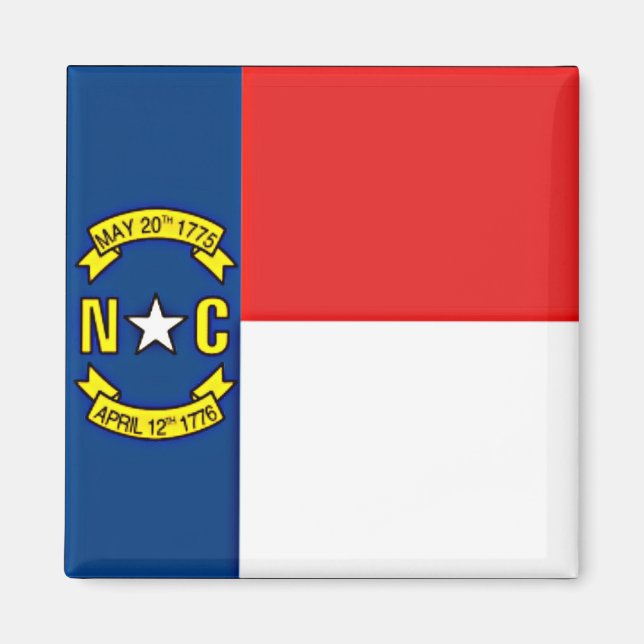 Íman Bandeira da Carolina do Norte (Frente)