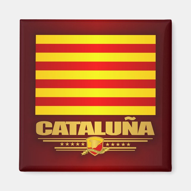Íman Bandeira da Cataluna (Catalunha) (Frente)