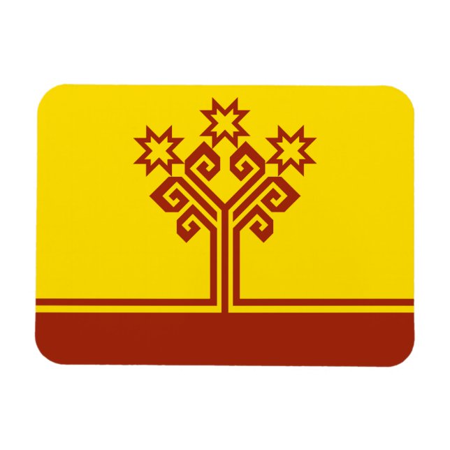 Íman Bandeira da Chuváchia (Horizontal)